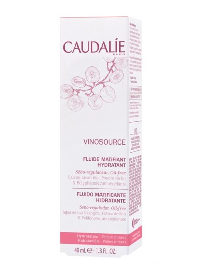 VINOSOURCE FLUIDO IDRATANTE MAT 40 ML - Farmasanitas 