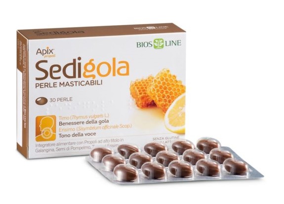 SEDIGOLA PERLE MASTICABILI 30 PERLE - Farmasanitas 