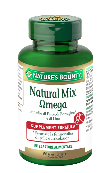 NATURAL MIX OMEGA 60 PERLE - Farmasanitas 