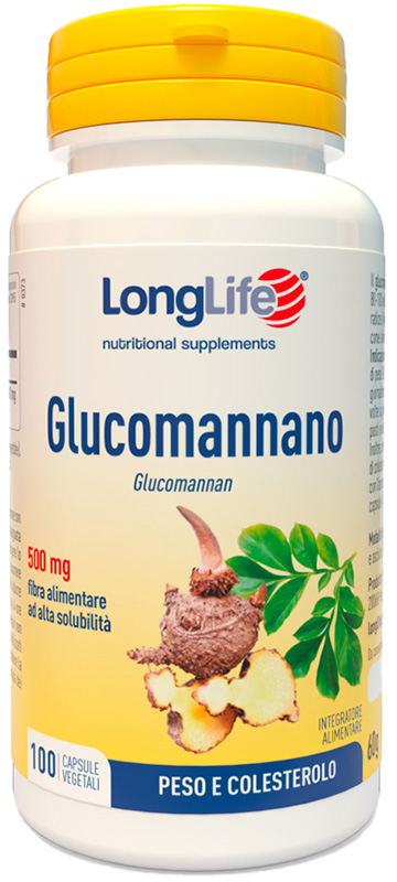 LONGLIFE GLUCOMANNANO 100 CAPSULE VEGETALI - Farmasanitas 