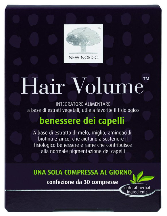 HAIR VOLUME INTEGRATORE ALIMENTARE BLISTER 30 COMPRESSE - Farmasanitas 