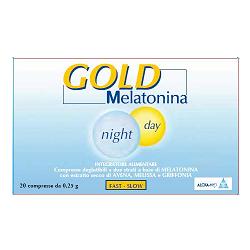 MELATONINA GOLD HTP 1MG 20 COMPRESSE - Farmasanitas 