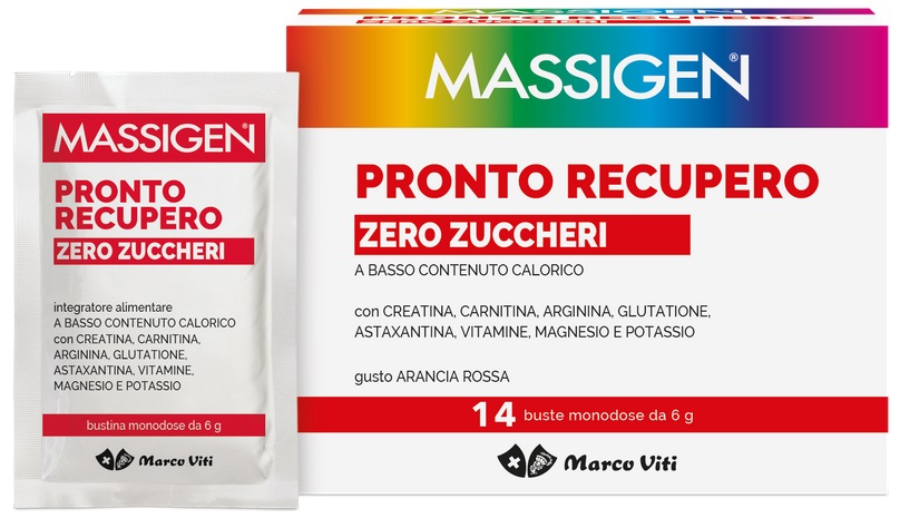 MASSIGEN PRONTO RECUPERO ZERO ZUCCHERI 14 BUSTINE - Farmasanitas 
