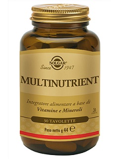 MULTINUTRIENT SOLGAR 30 TAVOLETTE - Farmasanitas 