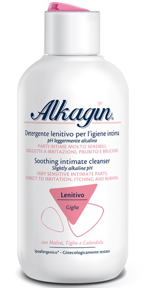 ALKAGIN DETERGENTE INTIMO LENITIVO ALCALINO 400 ML - Farmasanitas 