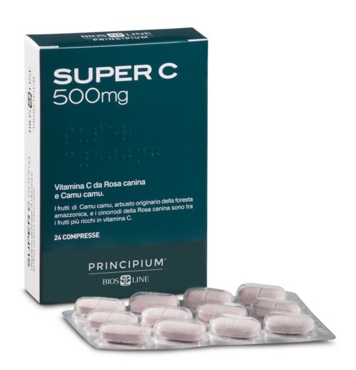 PRINCIPIUM SUPER C 500 24 COMPRESSE 24,2 G - Farmasanitas 