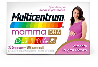 MULTICENTRUM MAMMA DHA 30 COMPRESSE + 30 CAPSULE - Farmasanitas 