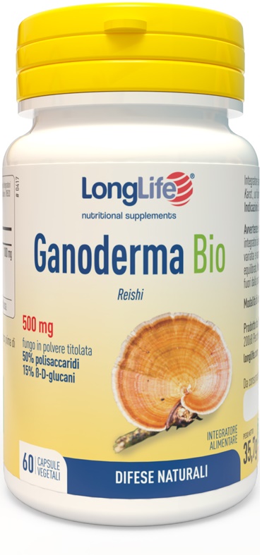 LONGLIFE GANODERMA BIO 60 CAPSULE - Farmasanitas 