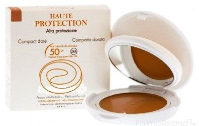 EAU THERMALE AVENE COMPATTO SPF50 DORATO 10 G - Farmasanitas 