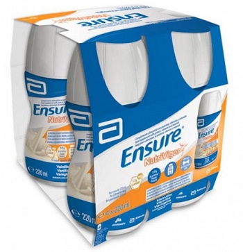 ENSURE NUTRIVIGOR VANIGLIA 4 BOTTIGLIE DA 220 ML - Farmasanitas 