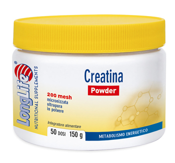 LONGLIFE CREATINA POWDER 150 G - Farmasanitas 