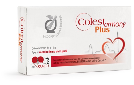 FITOPREPARATORI ITALIANI COLESTARMONY PLUS 20 COMPRESSE - Farmasanitas 