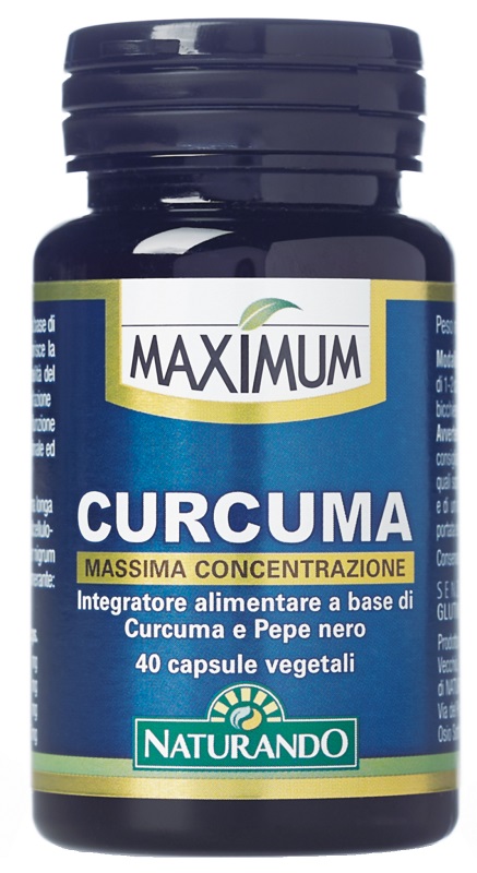MAXIMUM CURCUMA 40 CAPSULE VEGETALI - Farmasanitas 