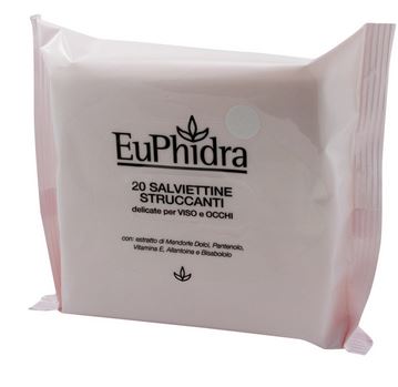 EUPHIDRA SALVIETTINE STRUCCANTI 20 PEZZI - Farmasanitas 
