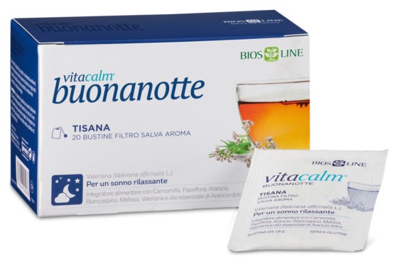 VITACALM BUONANOTTE TISANA 20 BUSTINE - Farmasanitas 
