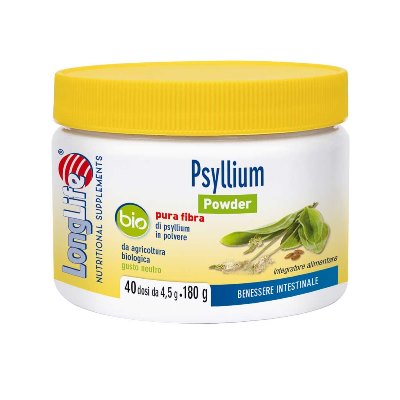 LONGLIFE PSYLLIUM POWDER BIO 180 G - Farmasanitas 