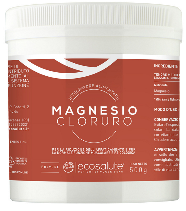 MAGNESIO CLORURO POLVERE 500 G - Farmasanitas 