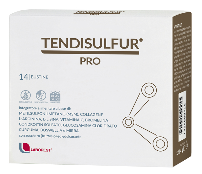 TENDISULFUR PRO 14 BUSTINE DA 8,6G - Farmasanitas 