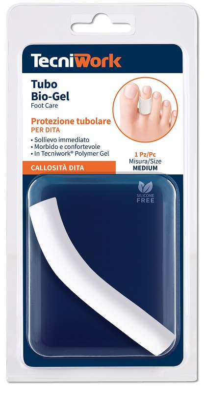 BIOGEL FASCETTA TUBOLARE GEL DITA PIEDI MEDIUM 1 PEZZO - Farmasanitas 