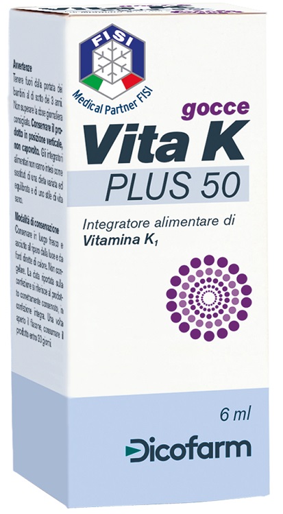 VITA K PLUS 50 GOCCE 6 ML - Farmasanitas 