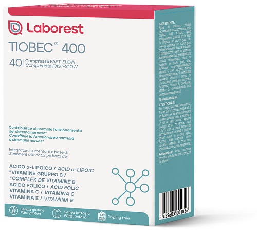 TIOBEC 400 40 COMPRESSE FAST-SLOW DA 1,28 G - Farmasanitas 