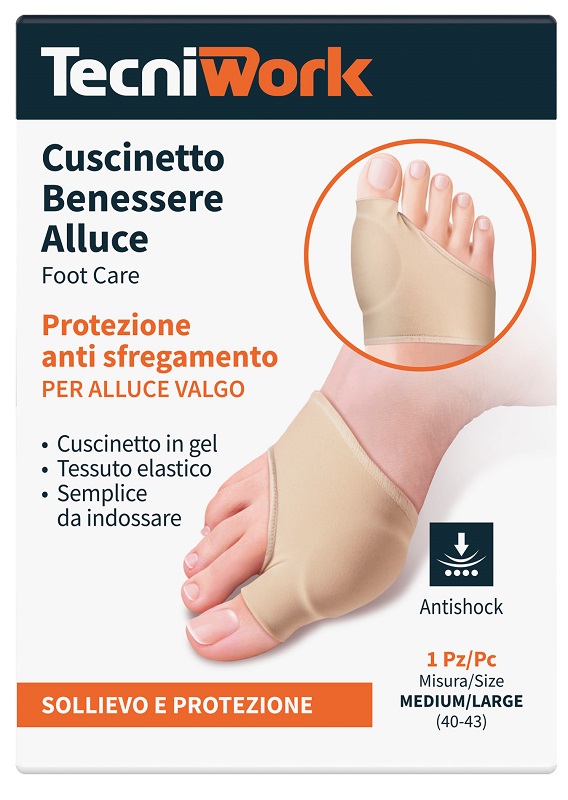 BENESSERE ALLUCE CUSCINETTO MEDIUM/LARGE 1 PEZZO - Farmasanitas 