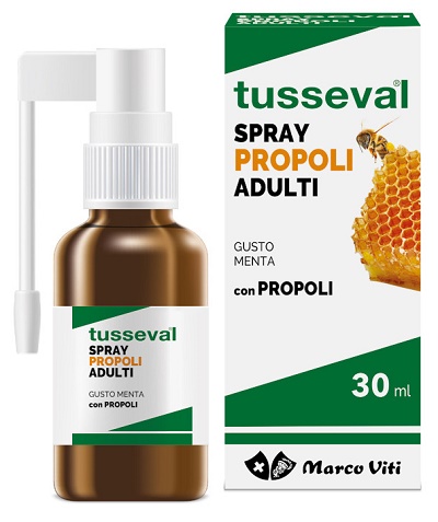TUSSEVAL GOLA PROPOLI SPRAY PER ADULTI 30 ML - Farmasanitas 