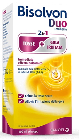 BISOLVON DUO SCIROPPO EMOLLIENTE 100 ML - Farmasanitas 