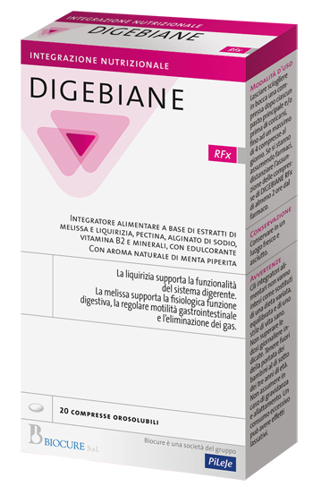DIGEBIANE RFX 20 COMPRESSE - Farmasanitas 