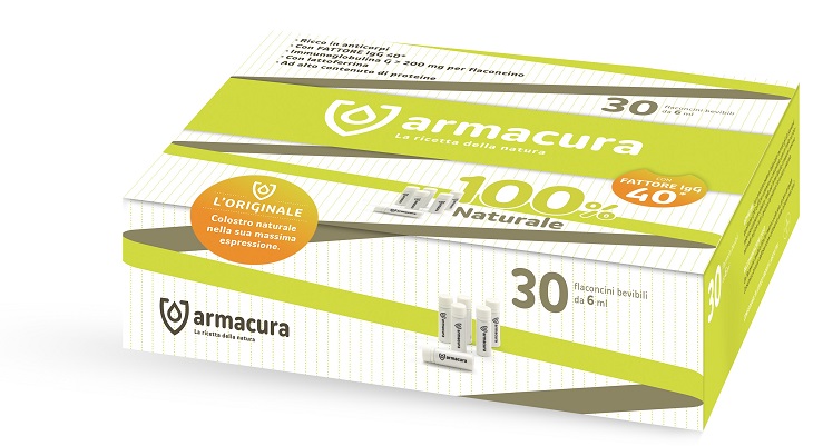 ARMACURA COLOSTRO 100% 30 FLACONCINI BEVIBILI - Farmasanitas 