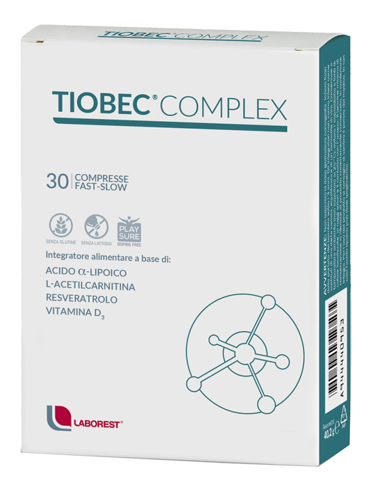 TIOBEC COMPLEX 30 COMPRESSE FAST SLOW - Farmasanitas 