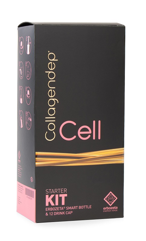COLLAGENDEP CELL STARTER KIT 12 DRINK CAP + SMART BOTTLE - Farmasanitas 