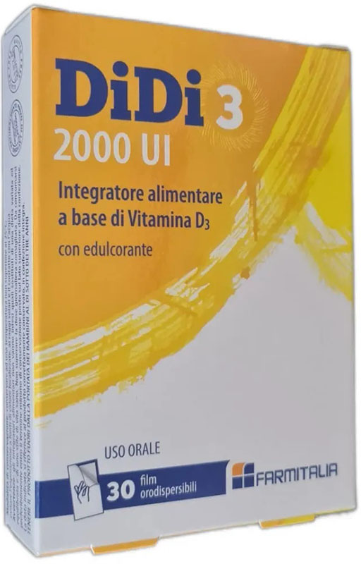 DIDI3 2000 UI 30 FILM ORODISPERSIBILI - Farmasanitas 