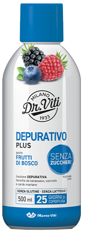 DEPURATIVO PLUS FRUTTI DI BOSCO 500 ML - Farmasanitas 