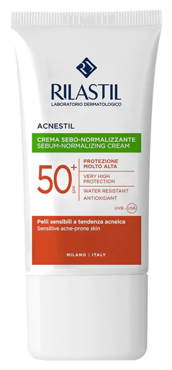 RILASTIL SUN SYSTEM ACNESTIL CREMA SPF50+ 40 ML - Farmasanitas 