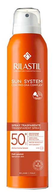 RILASTIL SUN SYSTEM TRASPARENT SPRAY SPF50+ 200 ML - Farmasanitas 