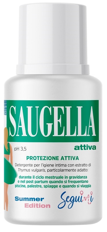 SAUGELLA ATTIVA PH 3,5 PROTEZIONE ATTIVA DETERGENTE IGIENE INTIMA 100 ML - Farmasanitas 