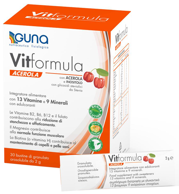 VITFORMULA ACEROLA 30 STICK 2 G - Farmasanitas 