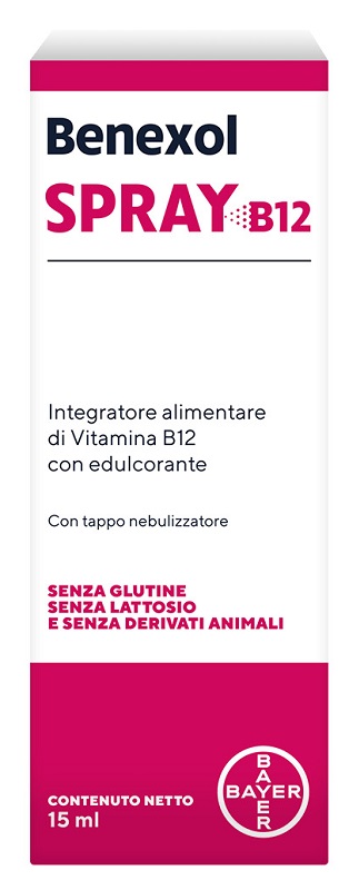 BENEXOL SPRAY B12 15 ML - Farmasanitas 