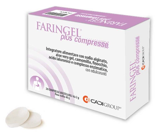 FARINGEL PLUS 20 COMPRESSE MASTICABILI - Farmasanitas 