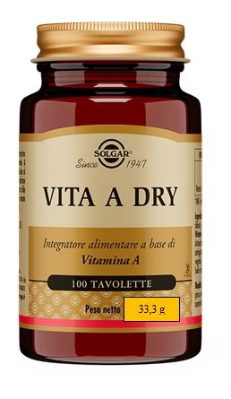 VITA A DRY 100 TAVOLETTE - Farmasanitas 