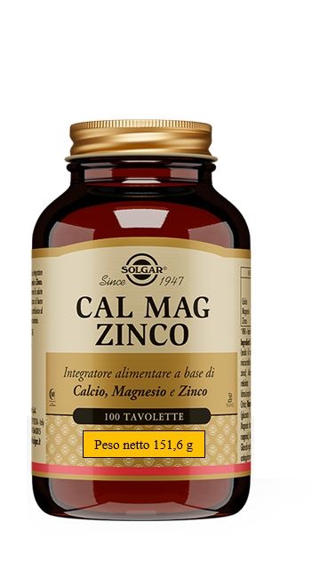 CAL MAG ZINCO 100 TAVOLETTE - Farmasanitas 
