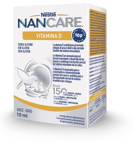 NANCARE VITAMINA D GOCCE 10 ML - Farmasanitas 