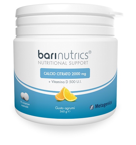 BARINUTRICS CALCIO CITRATO ARANCIA LIMONE ITA 90 COMPRESSE - Farmasanitas 