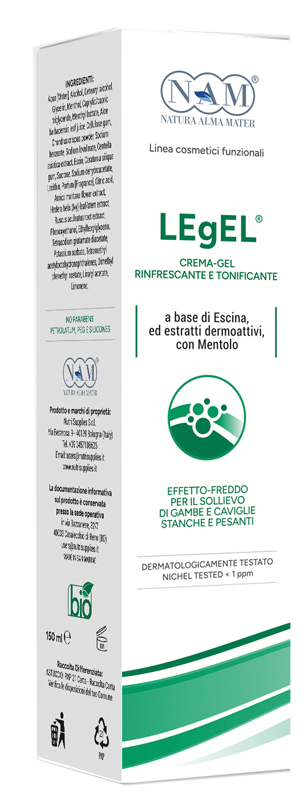 LEGEL CREMA-GEL RIFRESCANTE E TONIFICANTE PER GAMBE 150 ML - Farmasanitas 