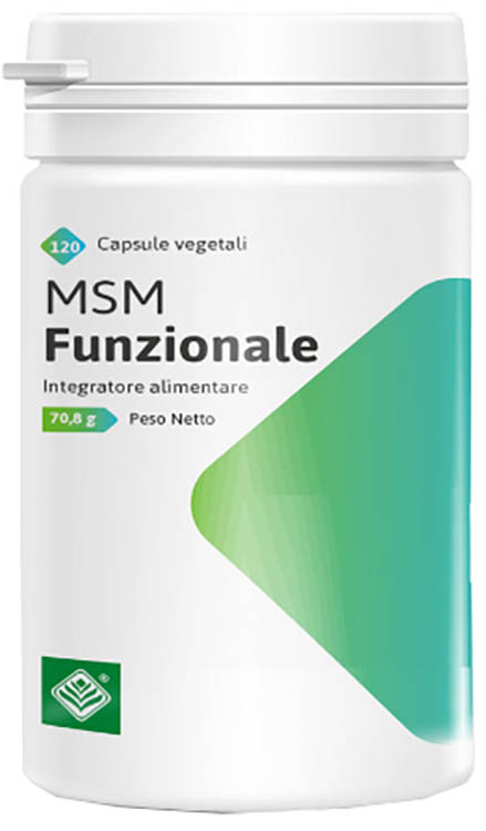 MSM FUNZIONALE 120 CAPSULE DA 590 MG - Farmasanitas 