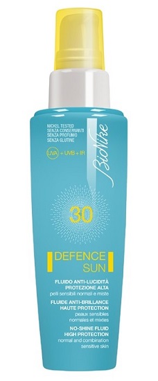 DEFENCE SUN 30 FLUIDO ANTI LUCIDITA' PROTEZIONE ALTA 50 ML - Farmasanitas 