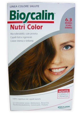 BIOSCALIN NUTRI COLOR 6,3 BIONDO SCURO DORATO SINCROB 124 ML - Farmasanitas 