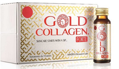 GOLD COLLAGEN FORTE 10 FLACONI - Farmasanitas 