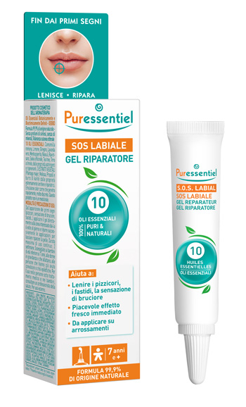 PURESSENTIEL GEL SOS LABIALE NUOVA FORMULA 5 ML - Farmasanitas 